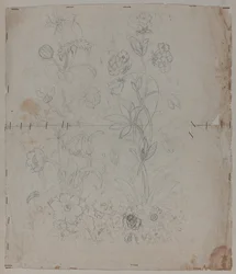Desenho de projeto, final do século XVIII