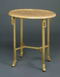 Directoire Gueridon, c.1799 (ormolu e mármore)