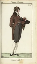 Cavalheiro Directoire em moda de gala