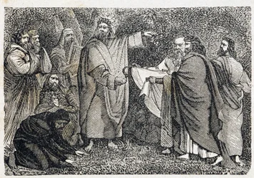 Druidas a apanhar azevinho - in "Paris através dos séculos"