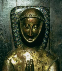 Efígie de William de Valence (d.1296) Conde de Pembroke, Limoges (madeira banhada a cobre)