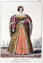 Eleonore da Áustria (1498/1558), infante da Espanha, esposa do rei Manoel de Portugal e segunda esposa de François I, rei de França.