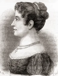 Élisa Garnerin, de "Les Merveilles de la Science", publicado por volta de 1870 (litografia)