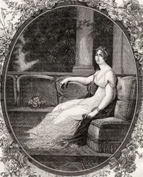 Josephine Empress, de "História da Revolução Francesa" por Louis Blanc (1811-82)