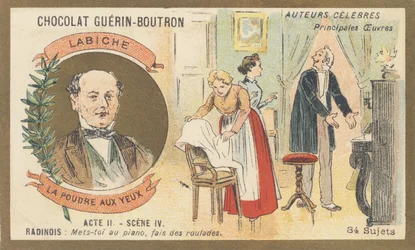 Eugene Labiche (1815-1888), dramaturgo francês, autor de “La poudre aux yeux”, comédia em dois atos (1861)
