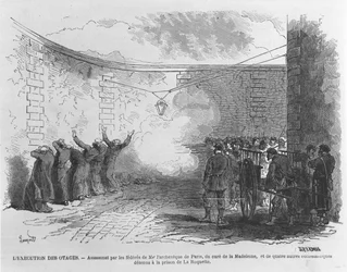 Execução de Georges Darboy, 24 de Março de 1871 (gravura)