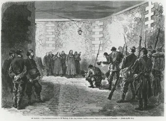 Execução de Georges Darboy, 24 de Março de 1871 (gravura)
