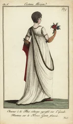 Mulher da moda em corte de cabelo curto Titus em Tivoli Gardens