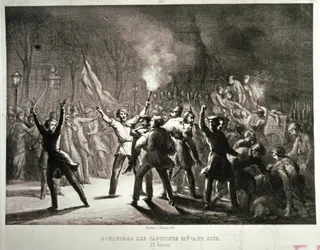 Revolução de fevereiro de 1848 (litografia)