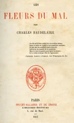 Primeira edição de Les Fleurs du Mal de Charles Baudelaire