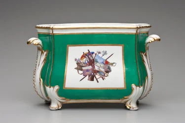 Vaso de flores, manufatura de porcelana Sevres