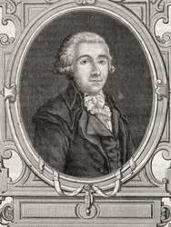 François Nicolas Buzot Leonard, de "História da Revolução Francesa" por Louis Blanc (1811-82)
