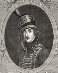 François Severin Marceau-Desgraviers, de "História da Revolução Francesa" por Louis Blanc (1811-82)