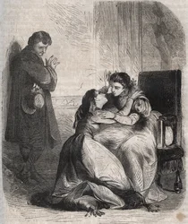 Françoise de Montmorency-Fosseux (Montmorency Fosseux) (1566-1641) pede perdão à Rainha Marguerite de Valois (1553-1615), conhecida como Rainha Margot. Ela é a amante do rei Henrique IV (1553-1610) e está a dar à luz o seu filho de forma apreensiva.