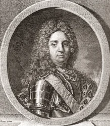 François-Marie de Broglie, 1.º duque de Broglie, 1671-1745. Líder militar francês. De «Les Heures Libres», publicado em 1908.