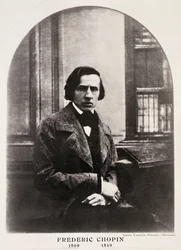 Frédéric Chopin (1810-49), gravado a partir de um daguerreótipo