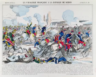 Tropas de Cavalaria Francesa na Batalha de Sedan, 1 de setembro de 1870