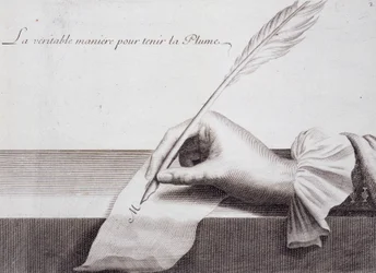 Caligrafia francesa: "L