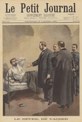 Assassino em série francês Joseph Vacher acordando no dia de sua execução