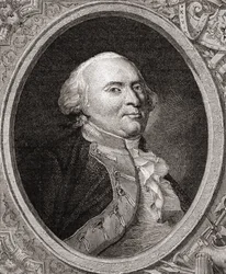 Friedrich Wilhelm II da Prússia, de "História da Revolução Francesa" por Louis Blanc (1811-82)