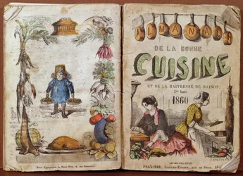 Capa do Almanaque da Boa Cozinha e Senhora da Casa, 1860