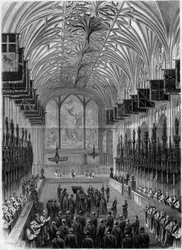 Funeral do Príncipe Alberto (1819-1861), esposo da Rainha Vitória da Inglaterra, na Capela de São Jorge, Castelo de Windsor
