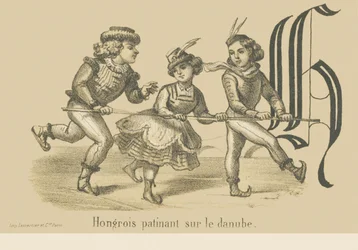 H: húngaro patinação no Danúbio