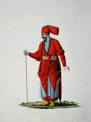 Hasseki Baltaci Valet del Sultani, provavelmente por Cousinery, período otomano, terceiro quartel do século XVIII (wc no papel)