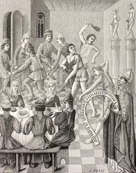 Heresia dos Flagelantes, c.1880 (litografia)