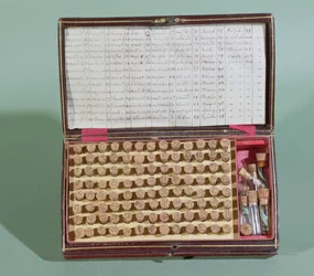 Mala de remédios homeopáticos, 2ª metade do século XIX