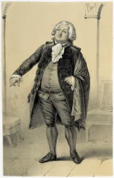 Honore Gabriel (Honore-Gabriel) Riqueti, Conde de Mirabeau (1749-1791) - in "Galerie historique de la Revolution francaise" de Albert Maurin