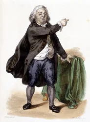 Honore Gabriel (Honore-Gabriel) Riqueti, Conde de Mirabeau (1749-1791) - in "Le Plutarque Français" de Mennechet