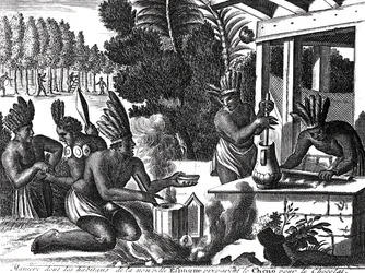 Como os nativos da Nova Espanha prepararam o cacau para o chocolate