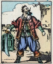 Ilustração para "Barba Azul".