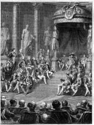 Imperiale seance in the Senate: discurso de Napoleão sobre a constituição do novo reino da Itália em 1805 - in "Histoire de l
