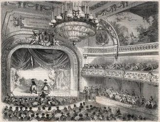 Inauguração do teatro da cidade de Vichy em 2 de julho