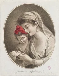 Professor republicano. c.1789 (gravura a cores)