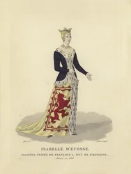 Isabella da Escócia, esposa de Francis I, duque da Bretanha