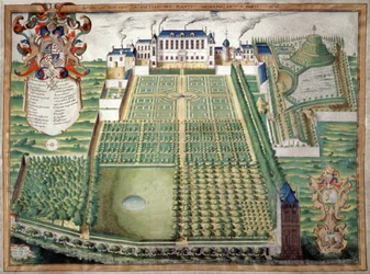 Jardin des Plantes, Paris. 1636 (aquarela)