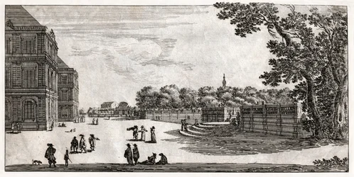 Jardin du Luxembourg, Paris (gravura