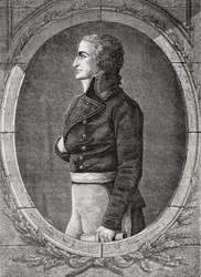 Jean-Jacques Regis de Cambaceres (1753-1824) Duque de Parma, de "História da Revolução Francesa" por Louis Blanc (1811-82) gravado por Pannemaker (n.1822) 1847-62