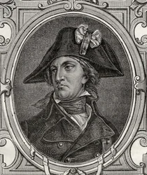 Jean-Nicolas Stofflet, de "História da Revolução Francesa" por Louis Blanc (1811-82)