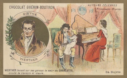 Johann Wolfgang (von) Goethe (1749-1832), romancista alemão, dramaturgo, poeta, teórico de arte e estadista, autor de "Os sofrimentos da Jovem Queridinha", romance epistolar (1774)
