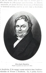 Jons Jakob Berzelius (1779-1848) depois de uma gravura de F. Bolt
