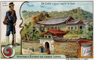 Coreia: Seul Imperial Palace and Soldier
