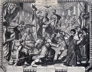 La Déroute des Jansenistes - publicação satírica de almanaque dos jesuítas