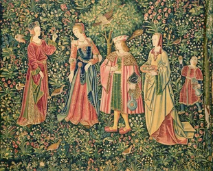A Vida do Senhor: O Passeio, Loire Workshop, c.1500