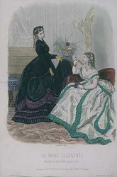 Vestidos de senhora de Madame Breant-Castel da seção 