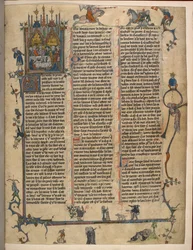 Lancelot-Grail (O Ciclo da Vulgata em Prosa), Add MS 10294/1 f.1dr