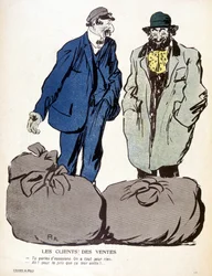 Le Mont-de-Piété: clientes, vendas - em "O prato com manteiga" n¡de 03/06/1905